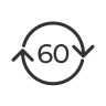 32px return 60