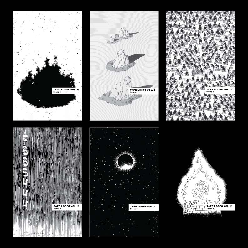 Album artwork for Tape Loops Vol. 2: Drones 1–6 by Zim Zam Yolo