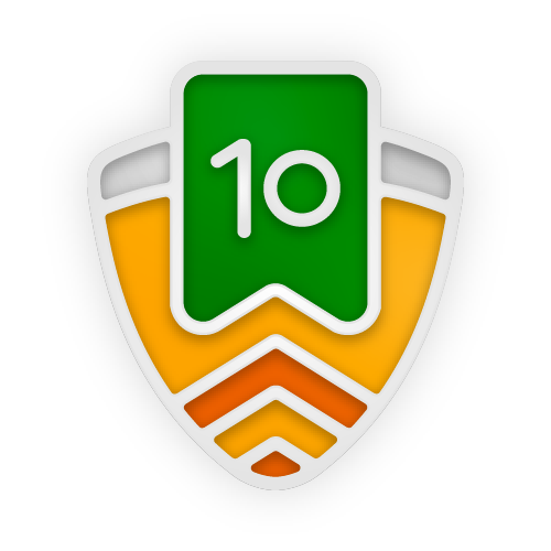 Tenth Bookmarks Badge
