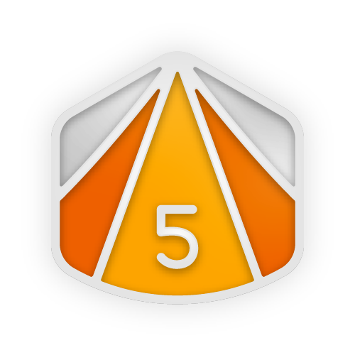 Live Mode x 5 Badge